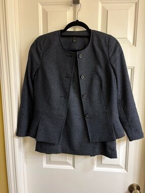 Ann Taylor Navy Blue Suit